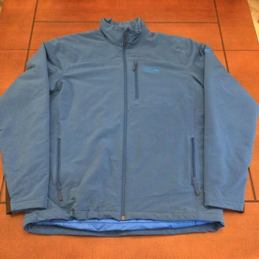 Mountain Hardwear softshell jacket men’s large blue